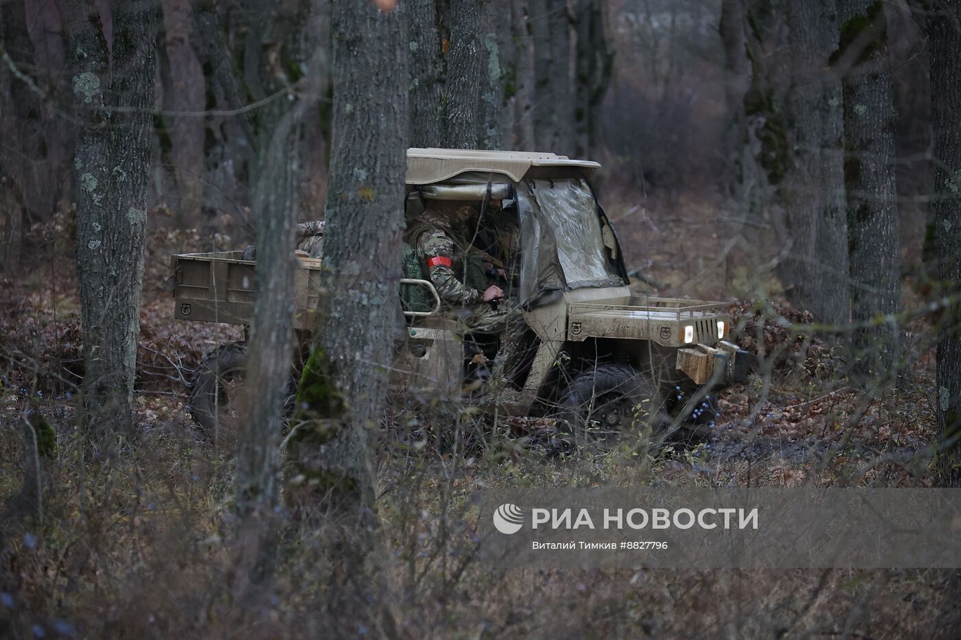 Боевая подготовка штурмовых подразделений на полигоне в Краснодарском крае