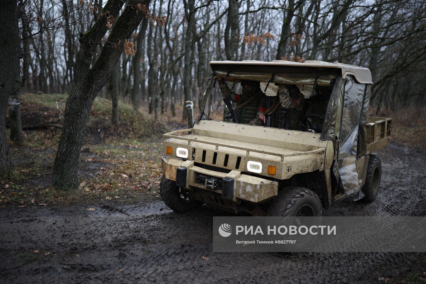 Боевая подготовка штурмовых подразделений на полигоне в Краснодарском крае