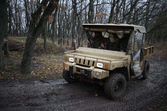 Боевая подготовка штурмовых подразделений на полигоне в Краснодарском крае