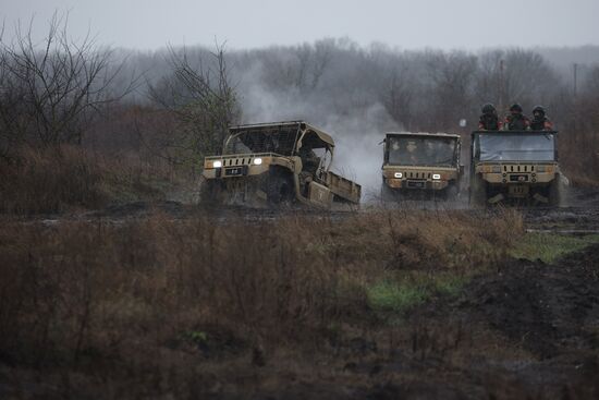 Боевая подготовка штурмовых подразделений на полигоне в Краснодарском крае