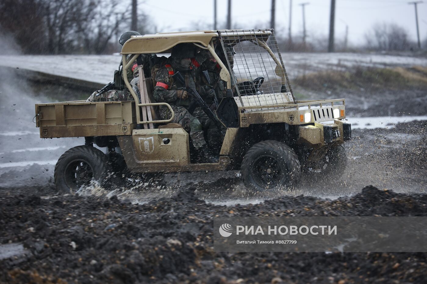 Боевая подготовка штурмовых подразделений на полигоне в Краснодарском крае