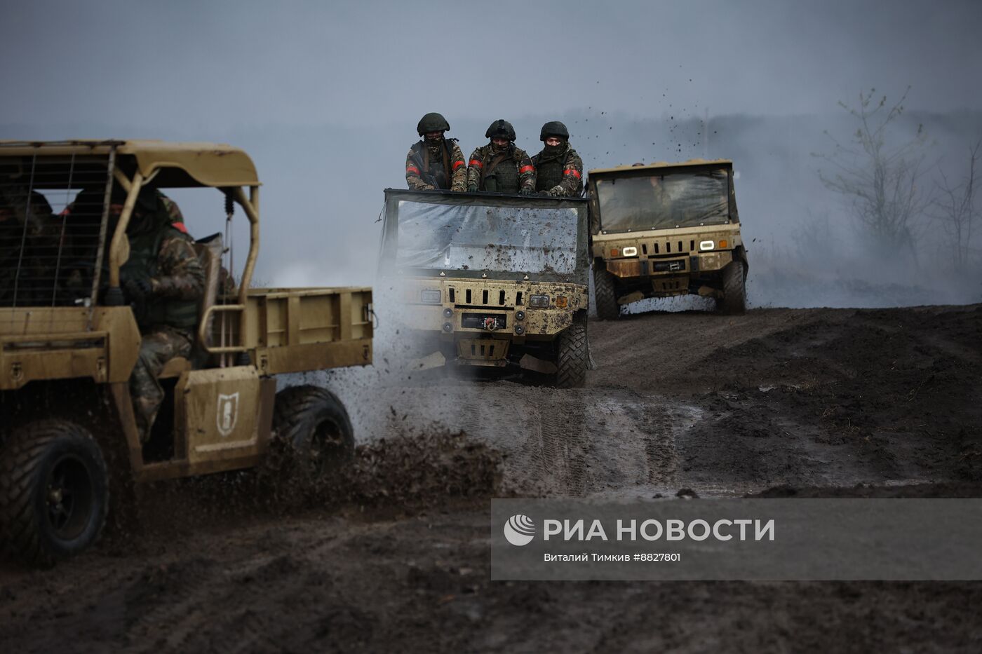 Боевая подготовка штурмовых подразделений на полигоне в Краснодарском крае