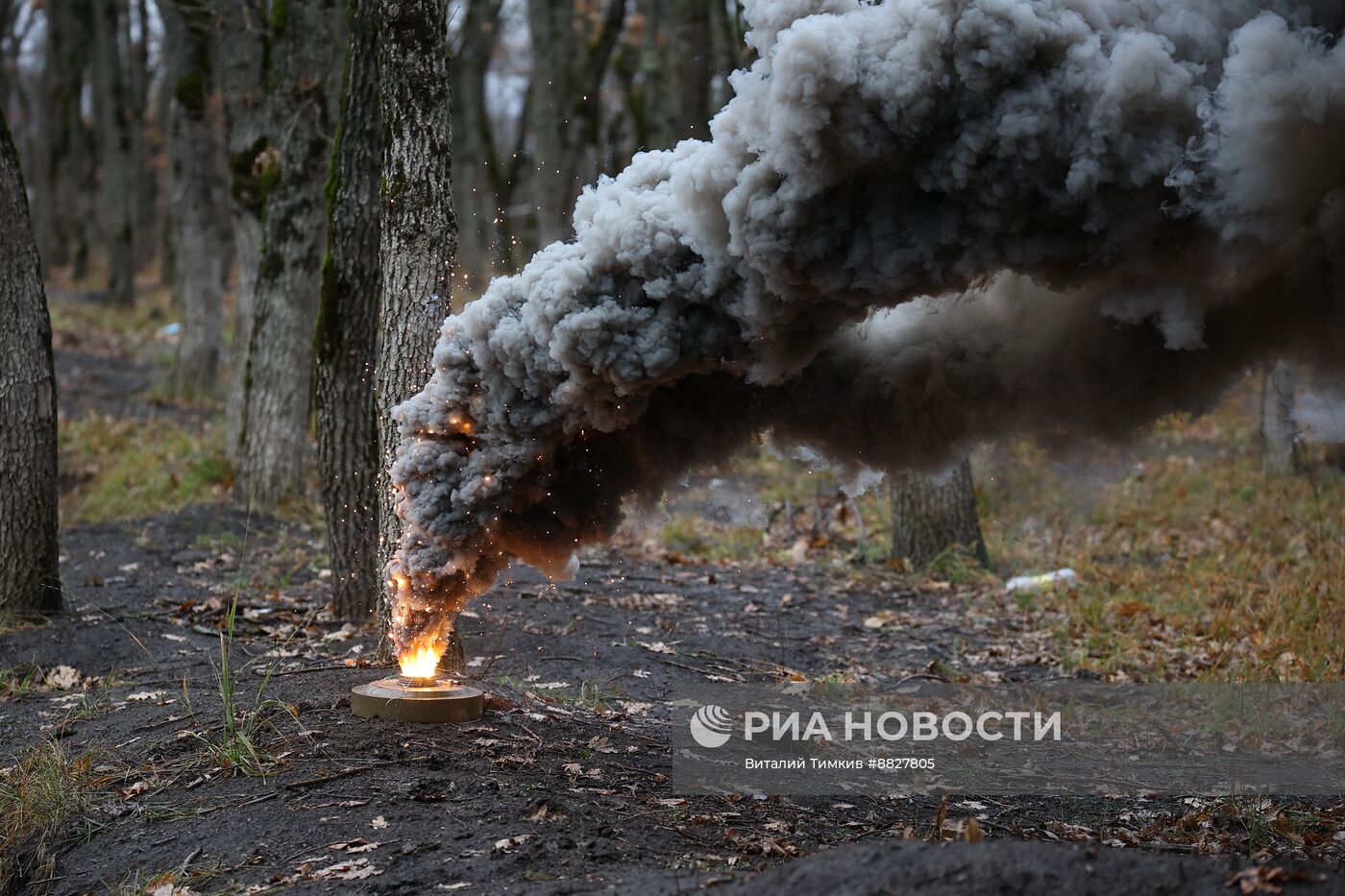 Боевая подготовка штурмовых подразделений на полигоне в Краснодарском крае