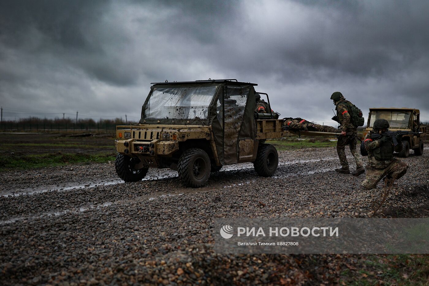 Боевая подготовка штурмовых подразделений на полигоне в Краснодарском крае