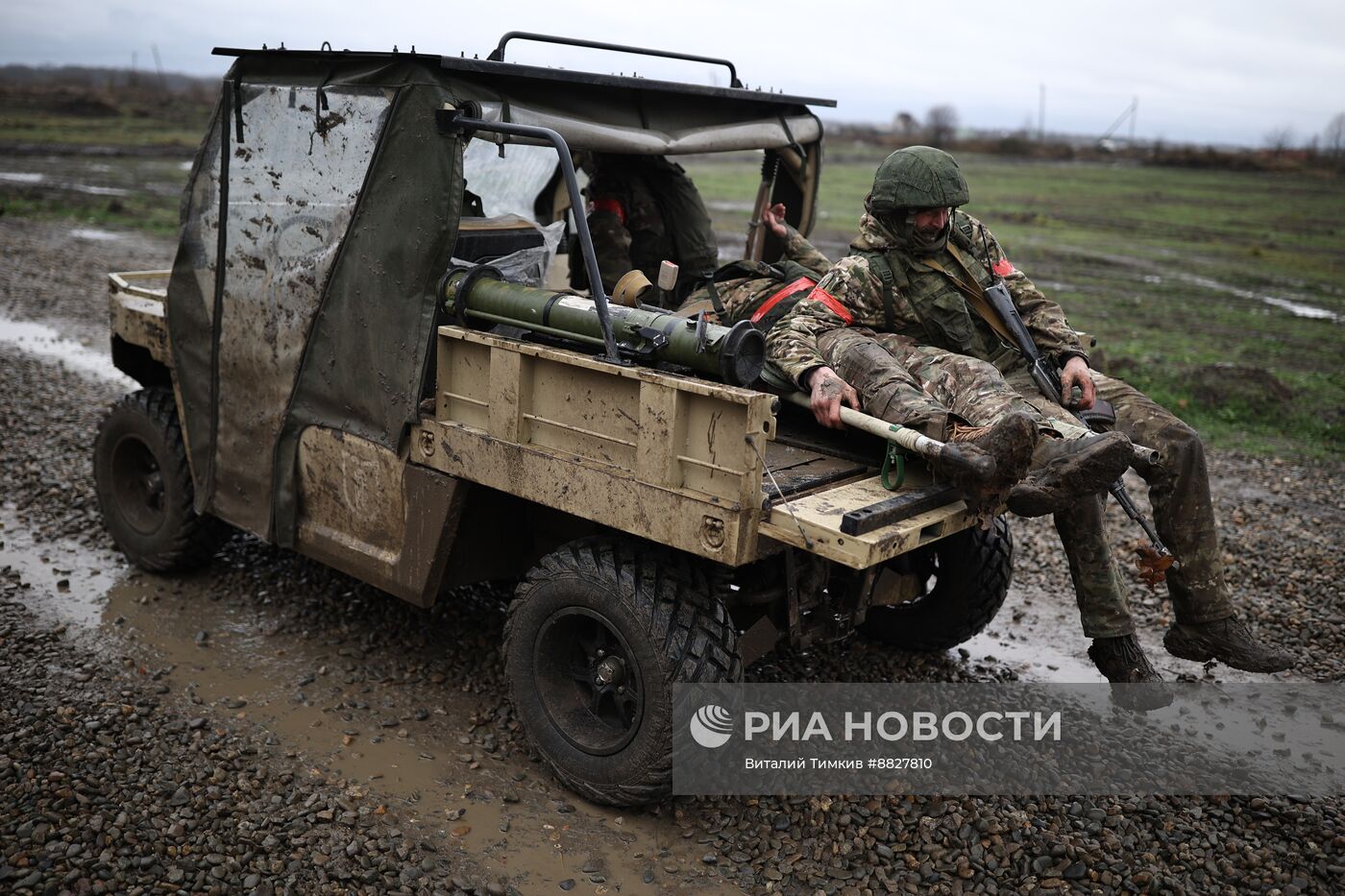 Боевая подготовка штурмовых подразделений на полигоне в Краснодарском крае