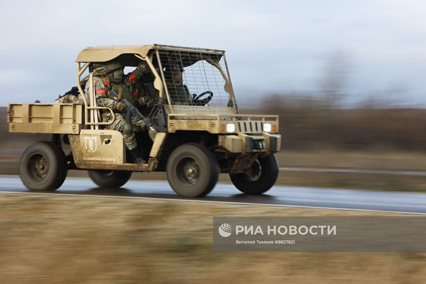 Боевая подготовка штурмовых подразделений на полигоне в Краснодарском крае