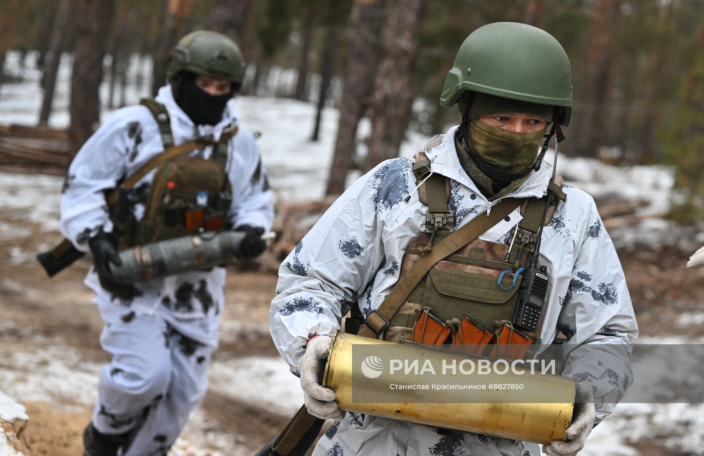 Боевая работа расчета гаубицы Д-30 группировки "Запад" на Краснолиманском направлении