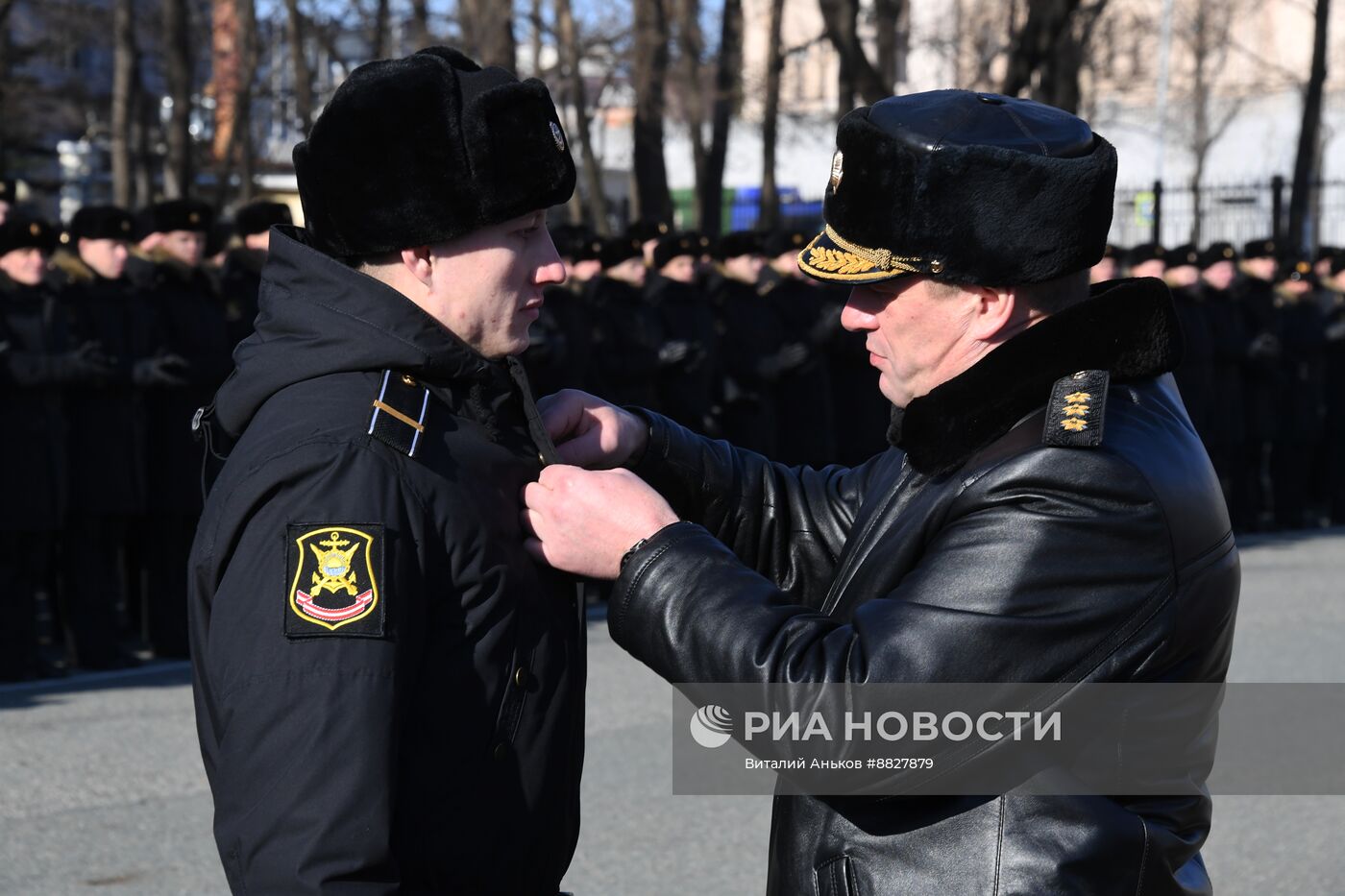 Торжественная встреча отряда кораблей Тихоокеанского флота