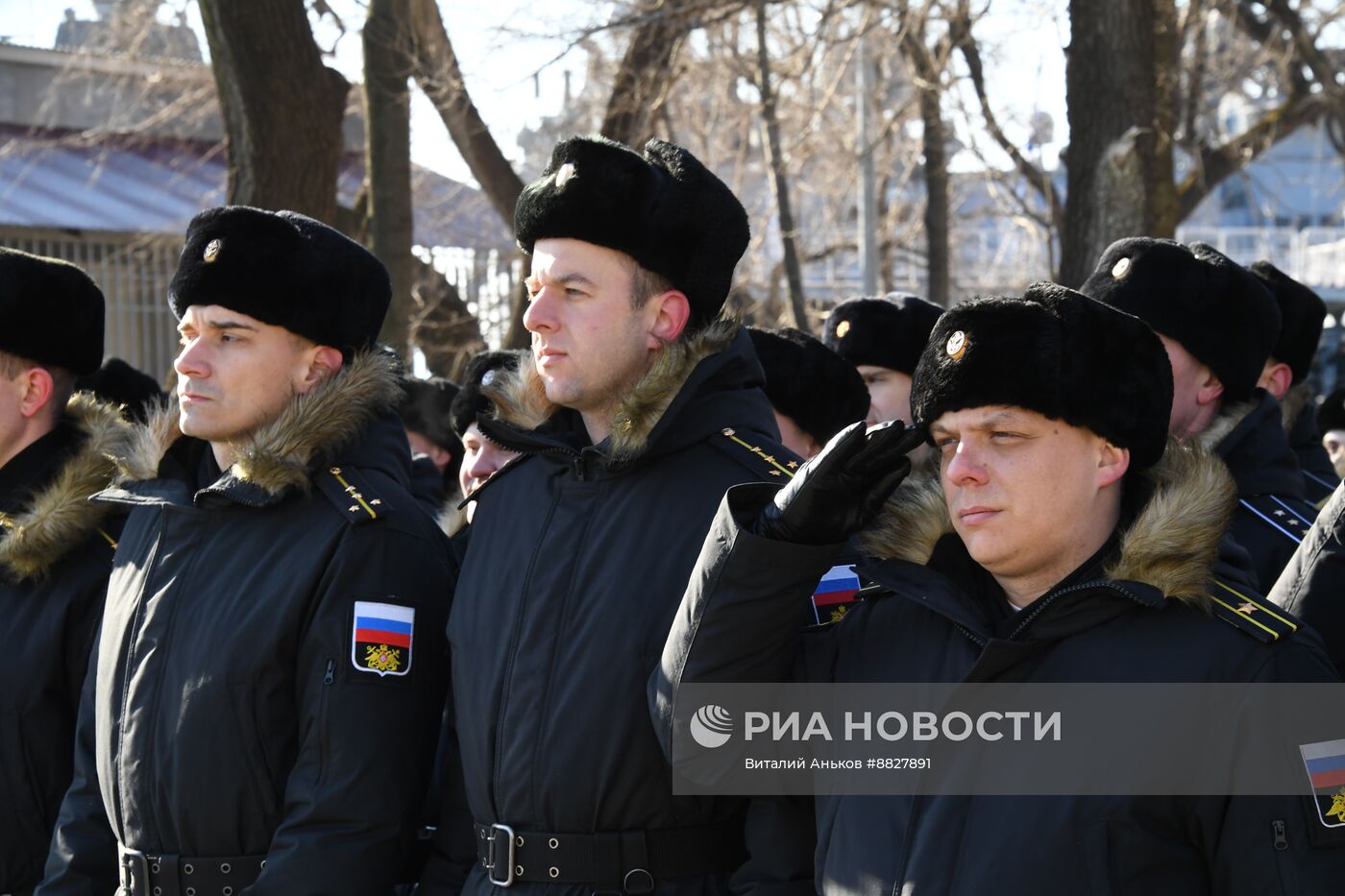 Торжественная встреча отряда кораблей Тихоокеанского флота