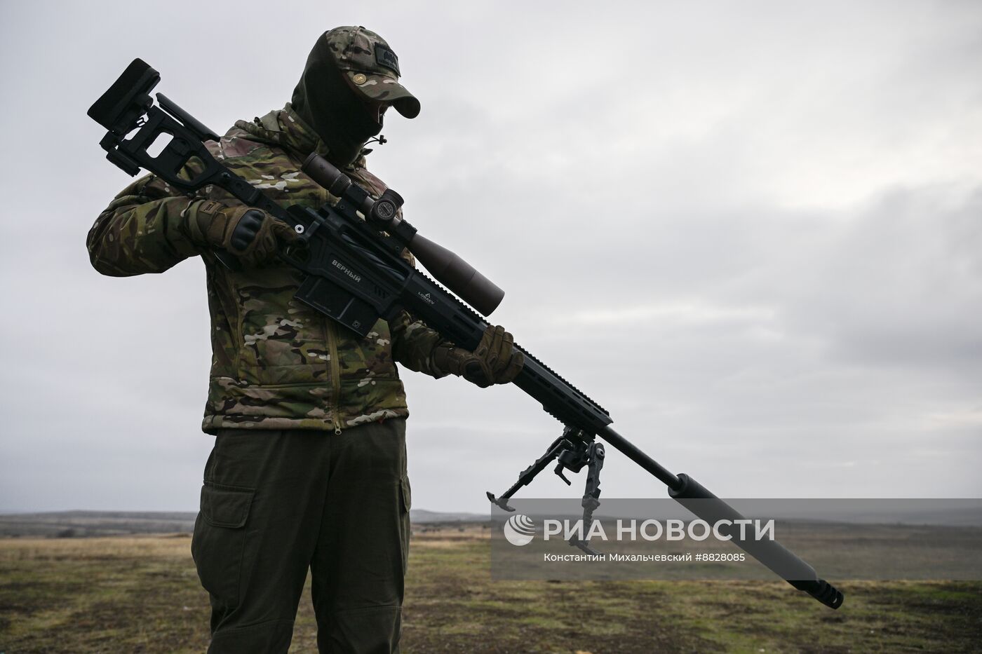 Занятия снайперов совместно со школой Лобаева в зоне СВО