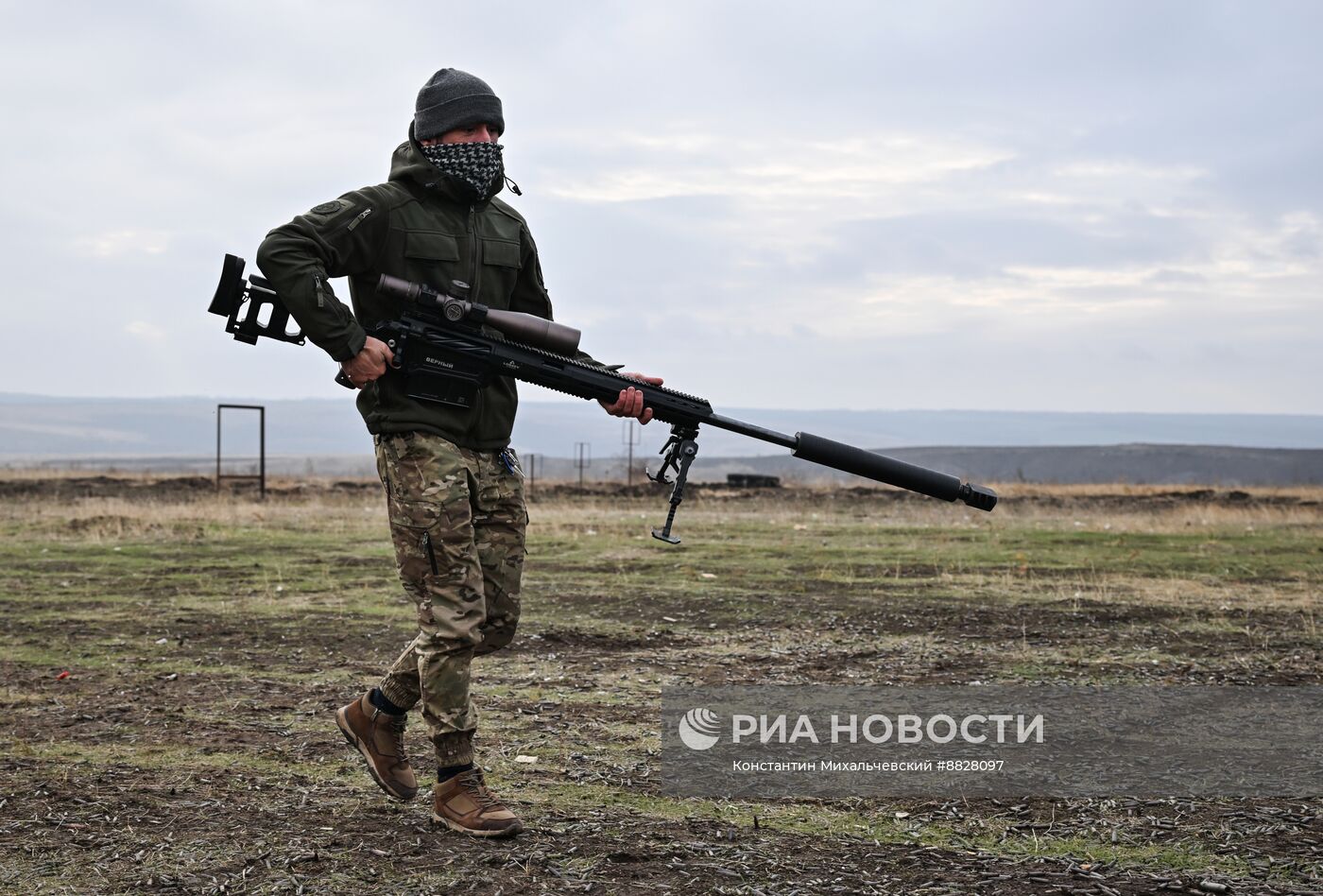 Занятия снайперов совместно со школой Лобаева в зоне СВО