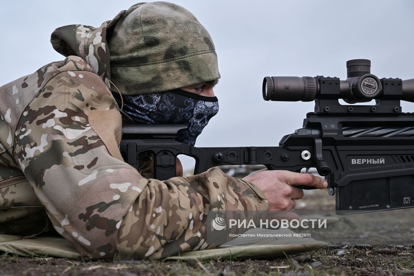 Занятия снайперов совместно со школой Лобаева в зоне СВО
