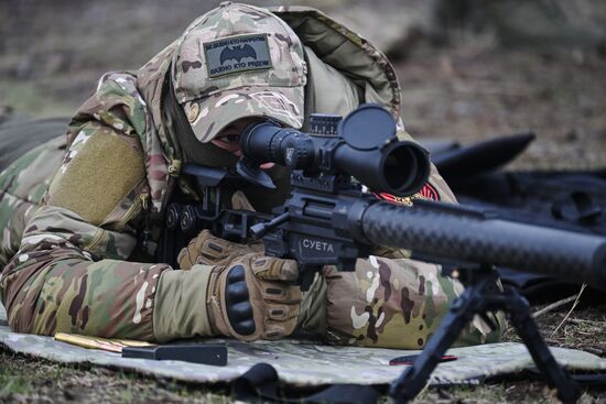 Занятия снайперов совместно со школой Лобаева в зоне СВО 