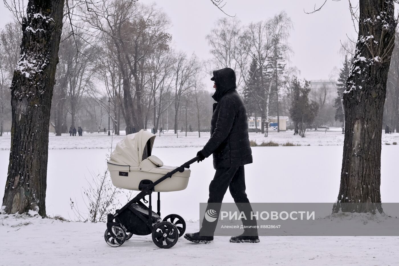 Снег в Санкт-Петербурге