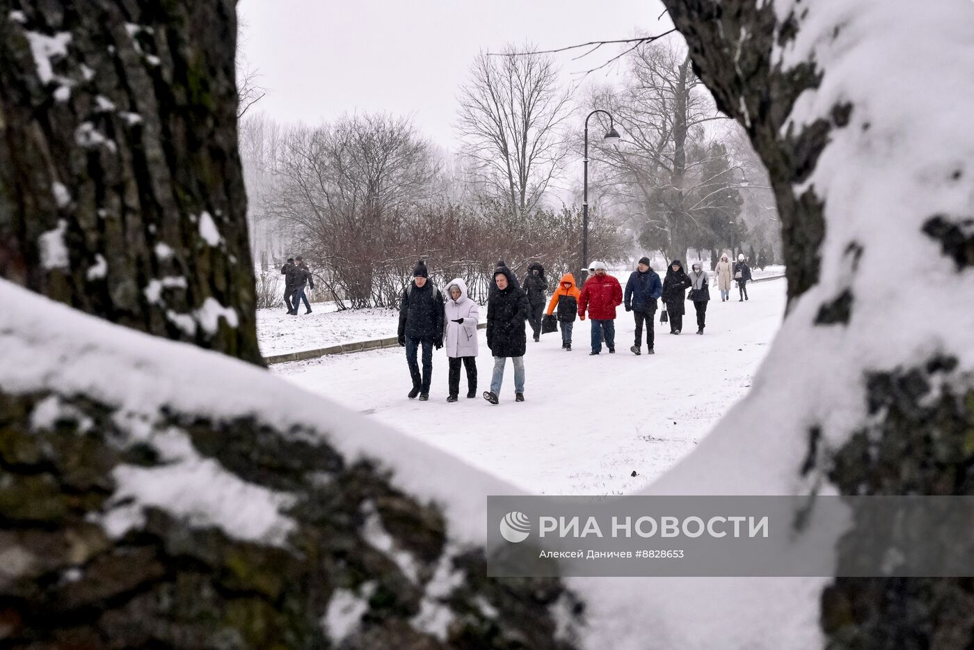 Снег в Санкт-Петербурге