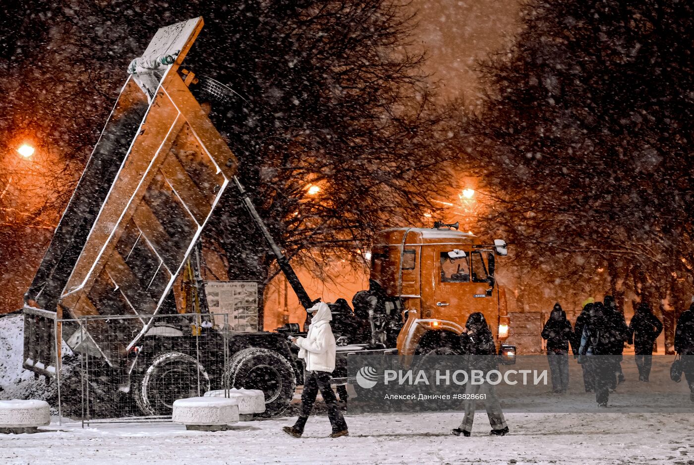 Снег в Санкт-Петербурге