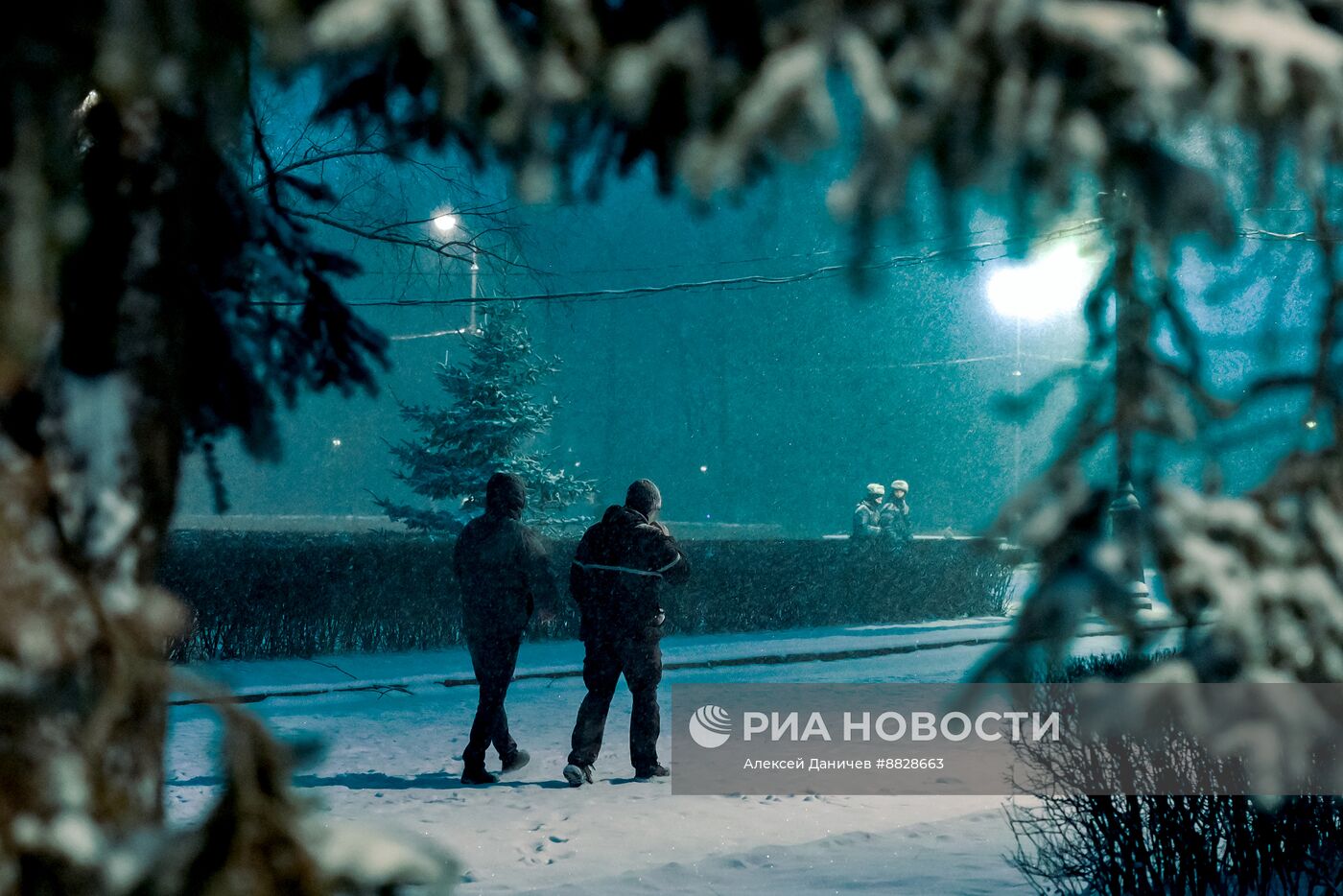 Снег в Санкт-Петербурге