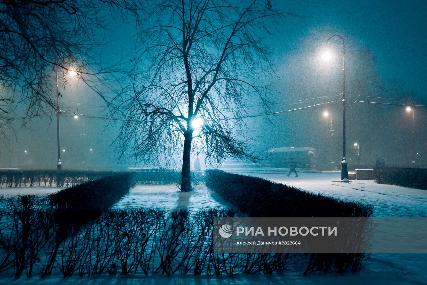 Снег в Санкт-Петербурге