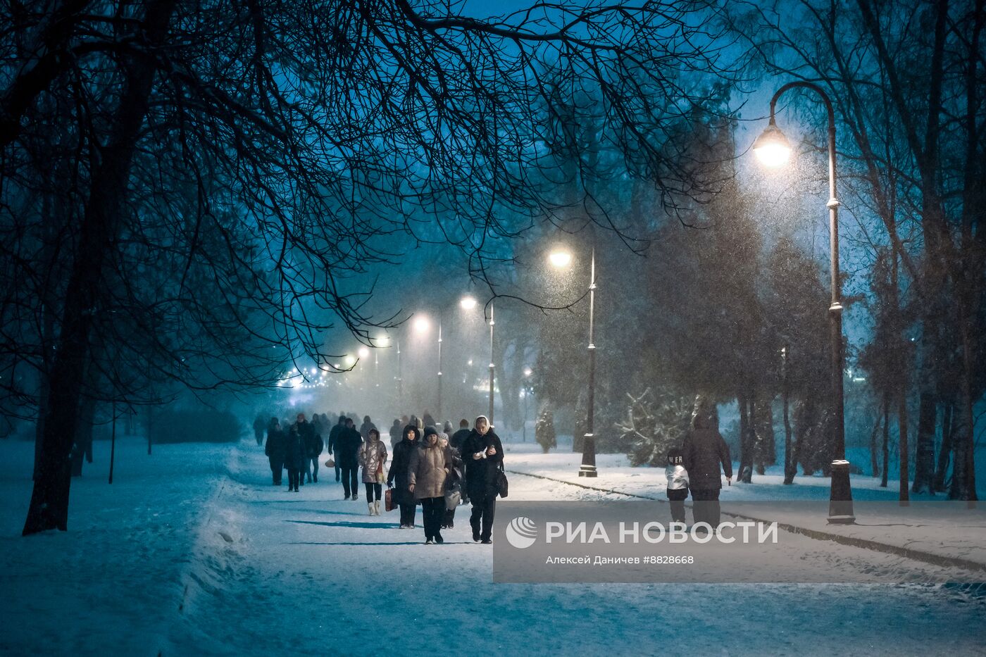 Снег в Санкт-Петербурге