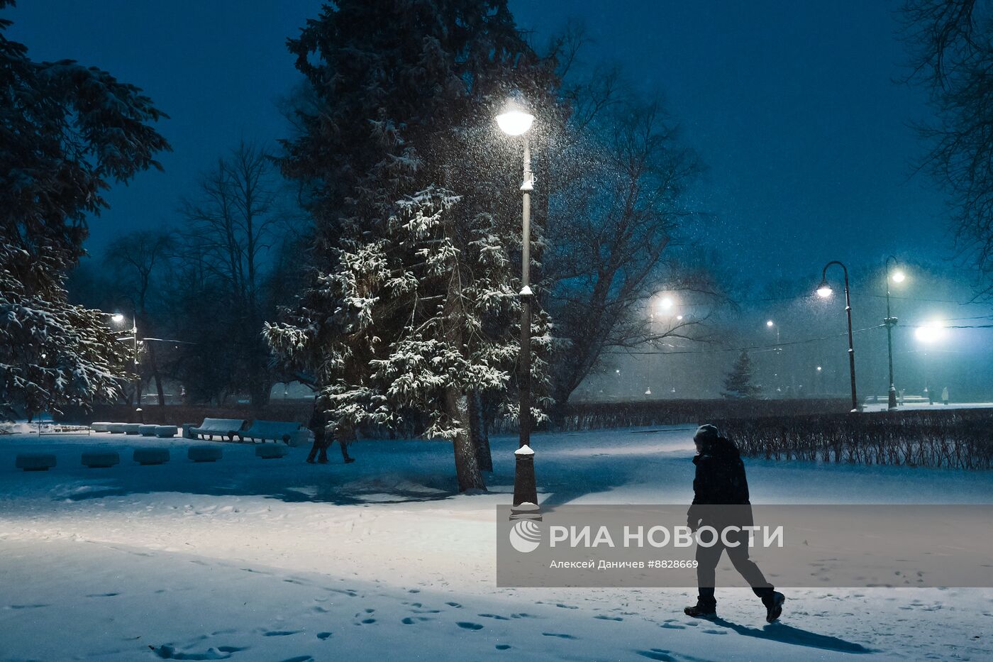 Снег в Санкт-Петербурге