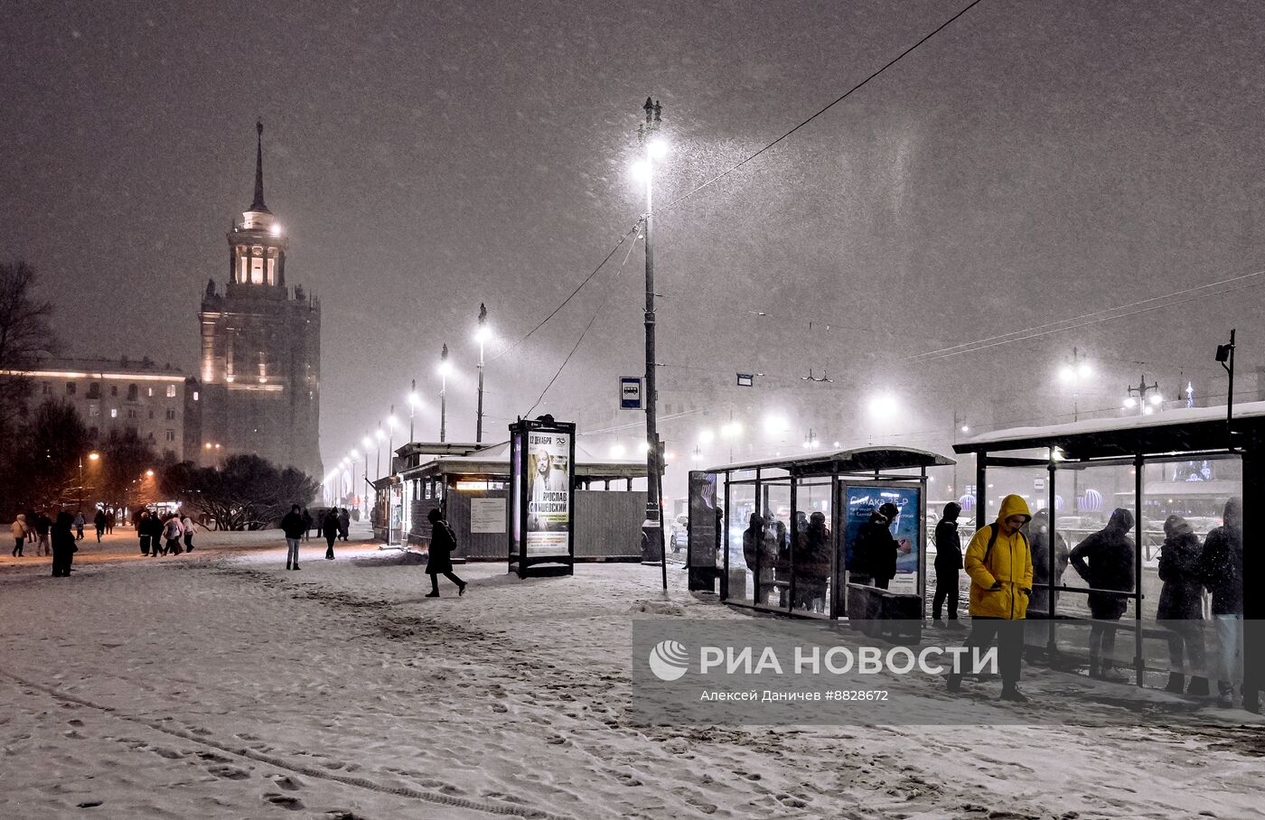 Снег в Санкт-Петербурге