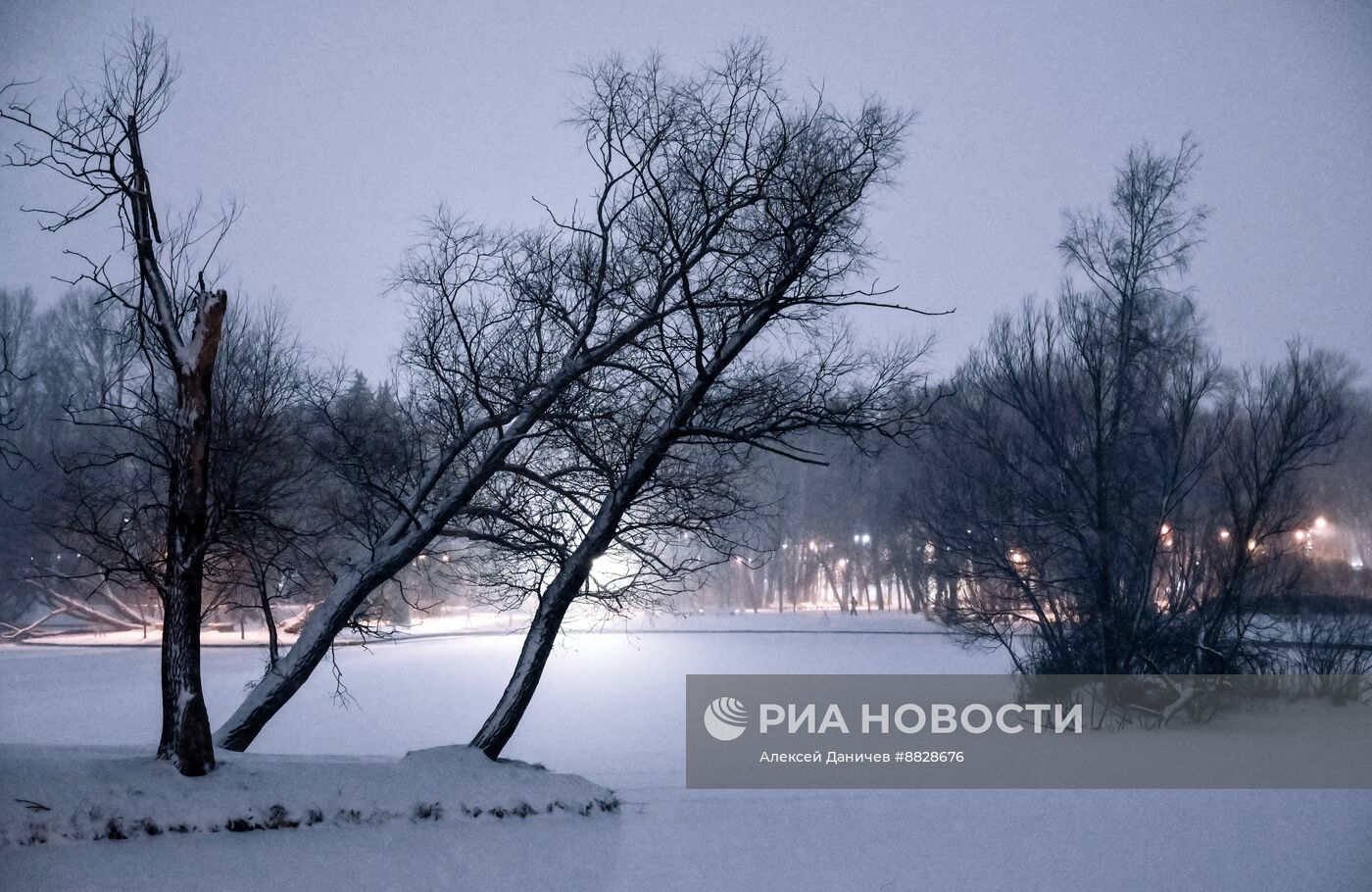 Снег в Санкт-Петербурге