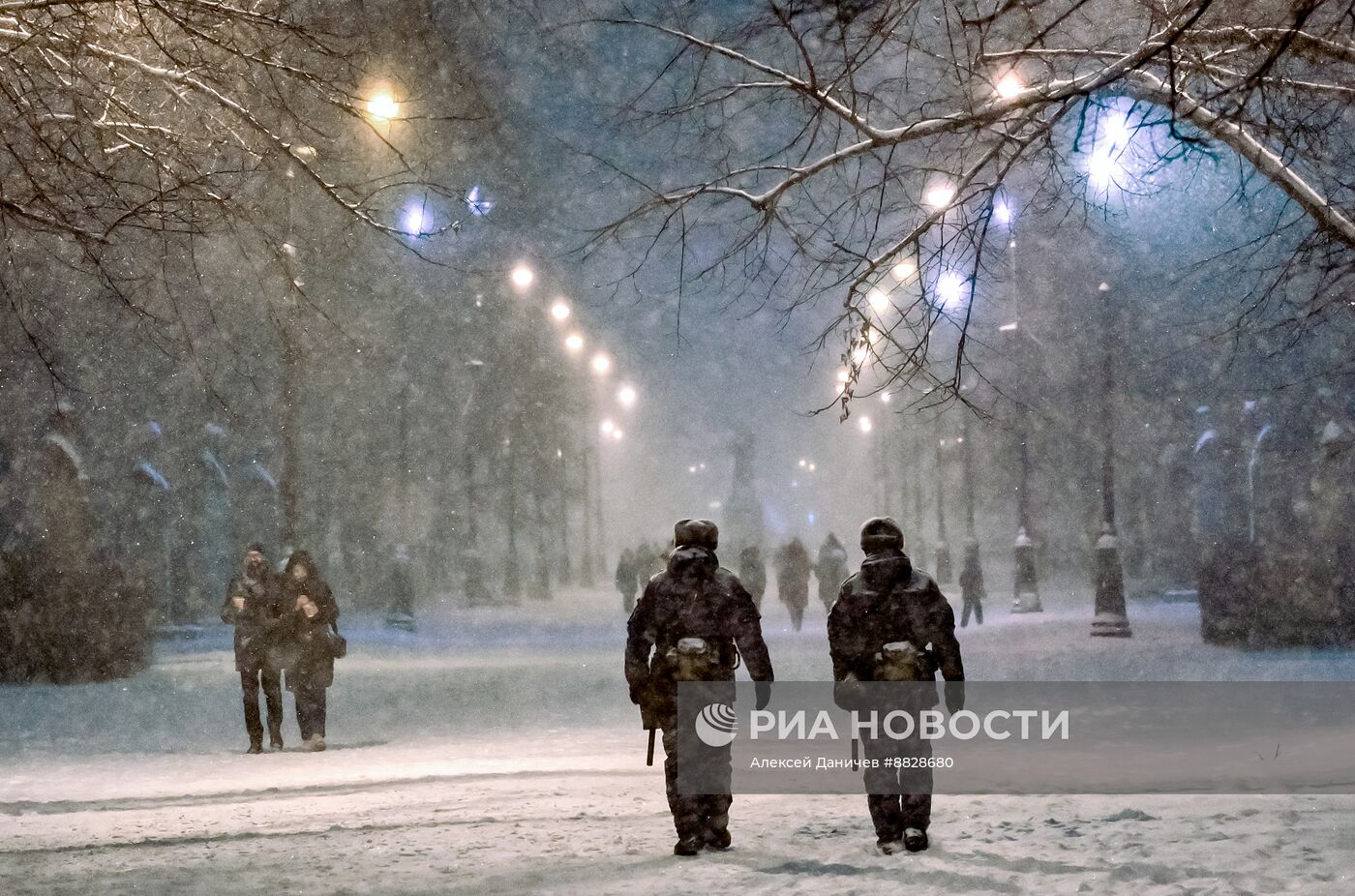 Снег в Санкт-Петербурге