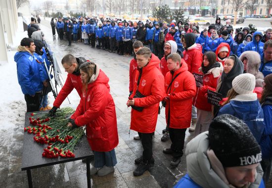 Акция в память о журналистах, погибших при исполнении обязанностей