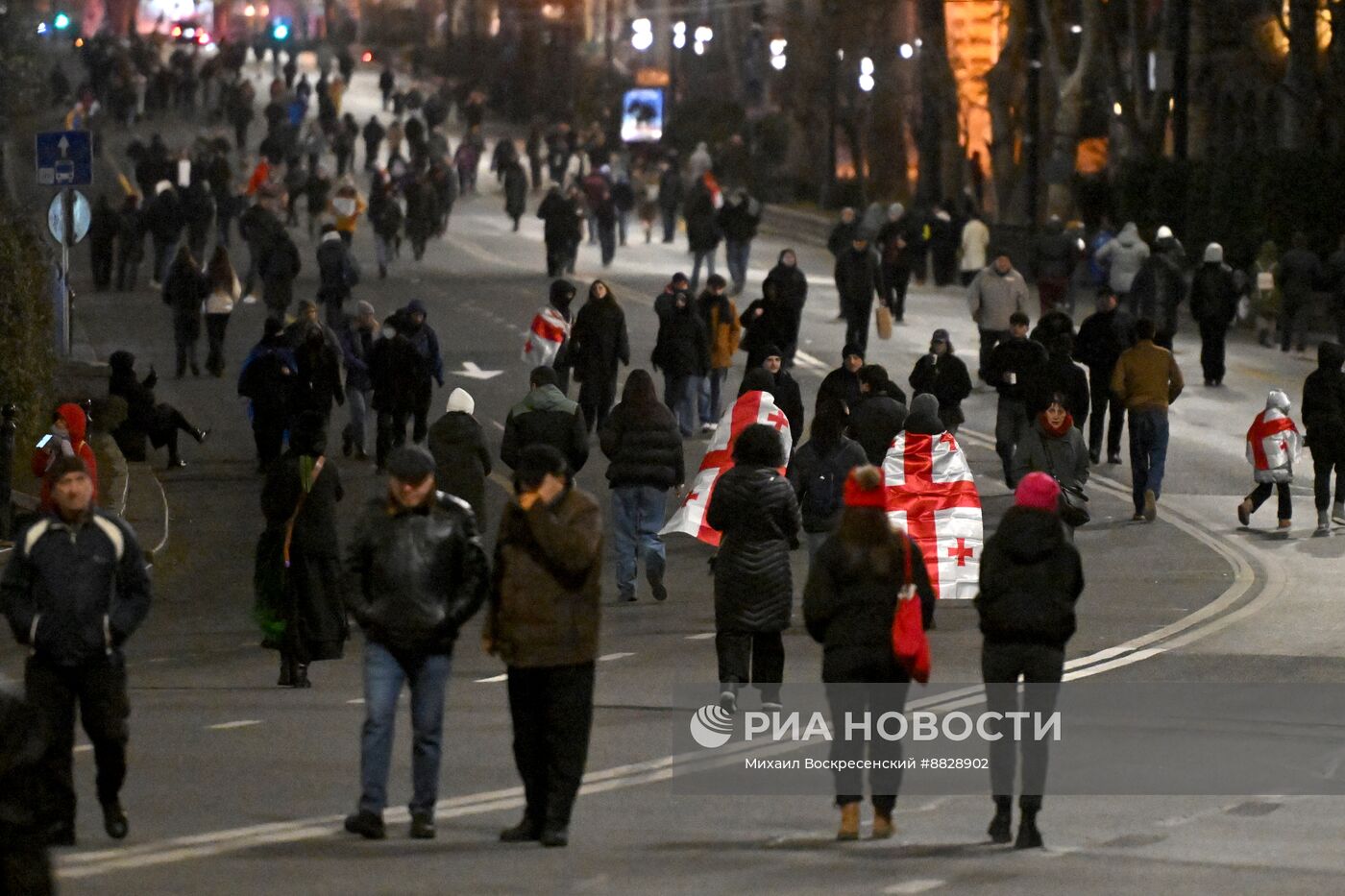 Протесты в Тбилиси