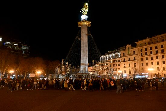 Протесты в Тбилиси