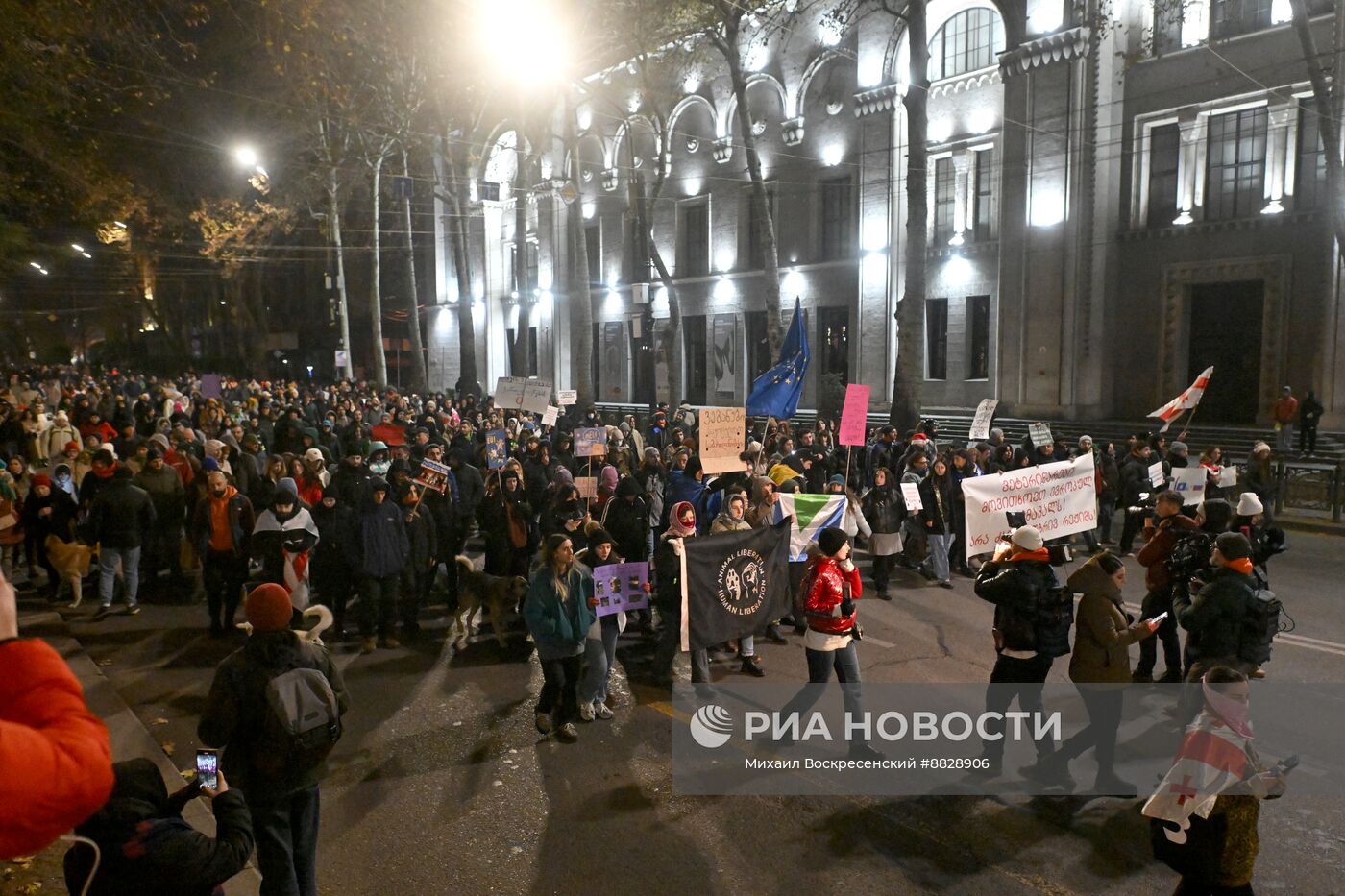 Протесты в Тбилиси