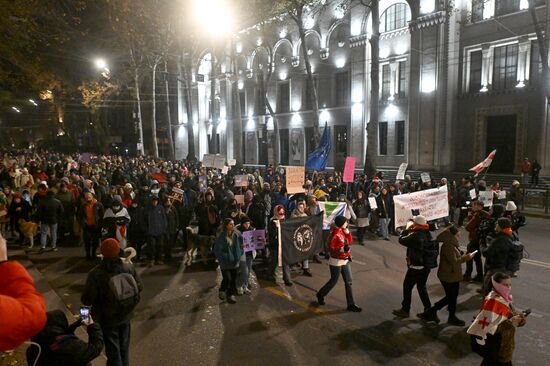 Протесты в Тбилиси