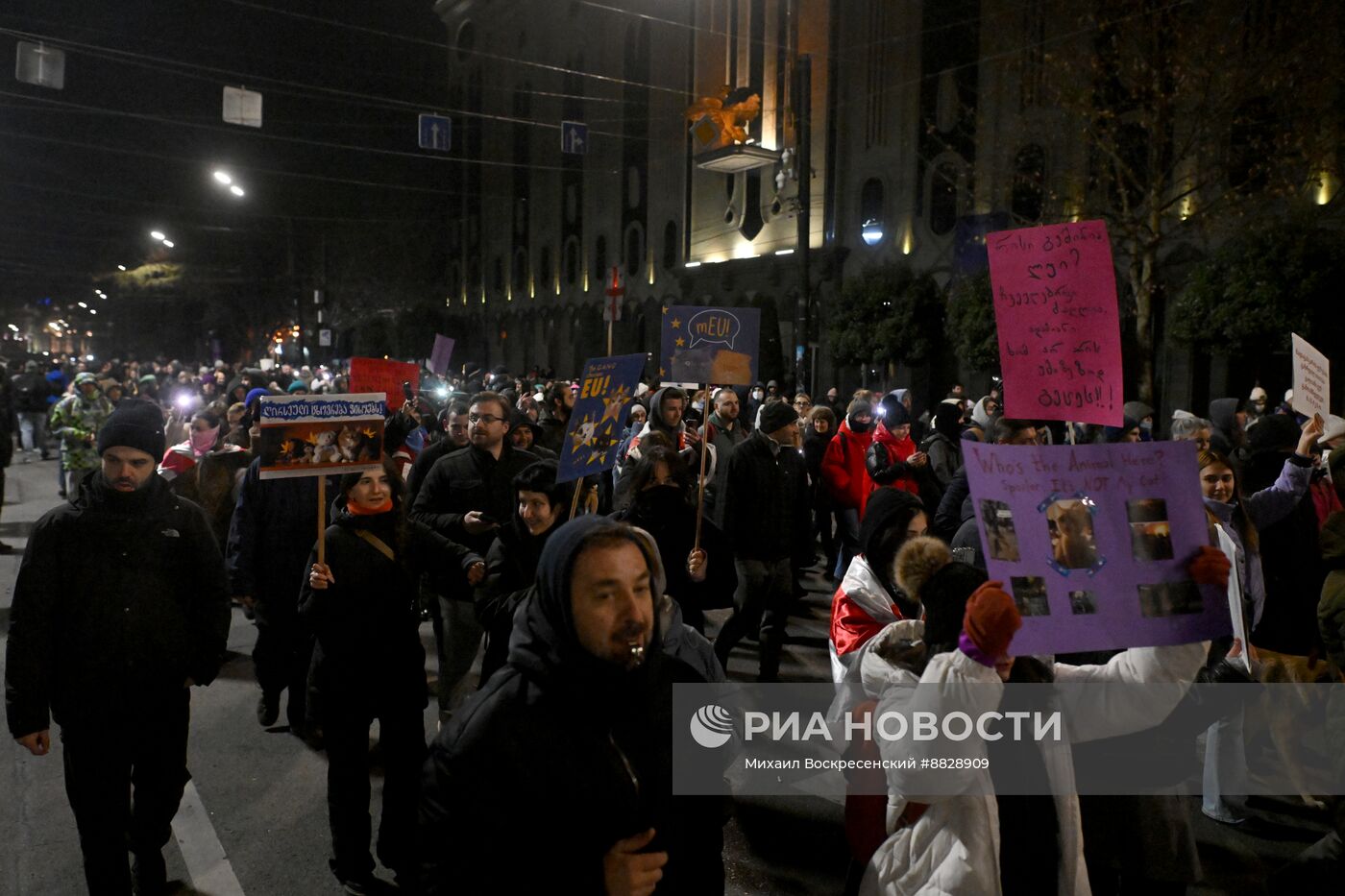 Протесты в Тбилиси