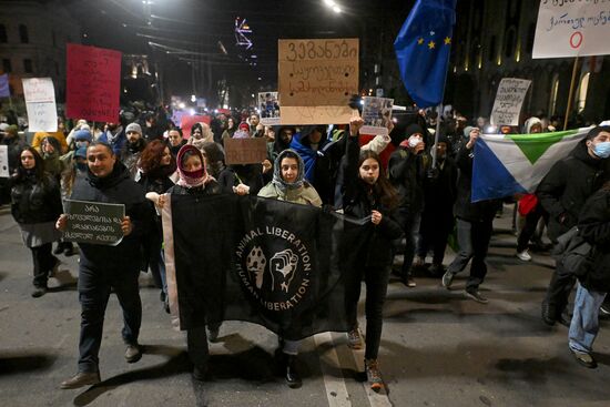 Протесты в Тбилиси