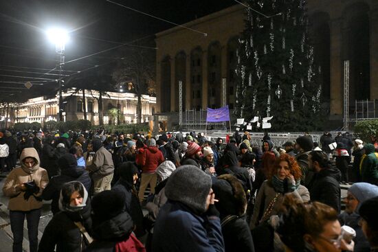 Протесты в Тбилиси