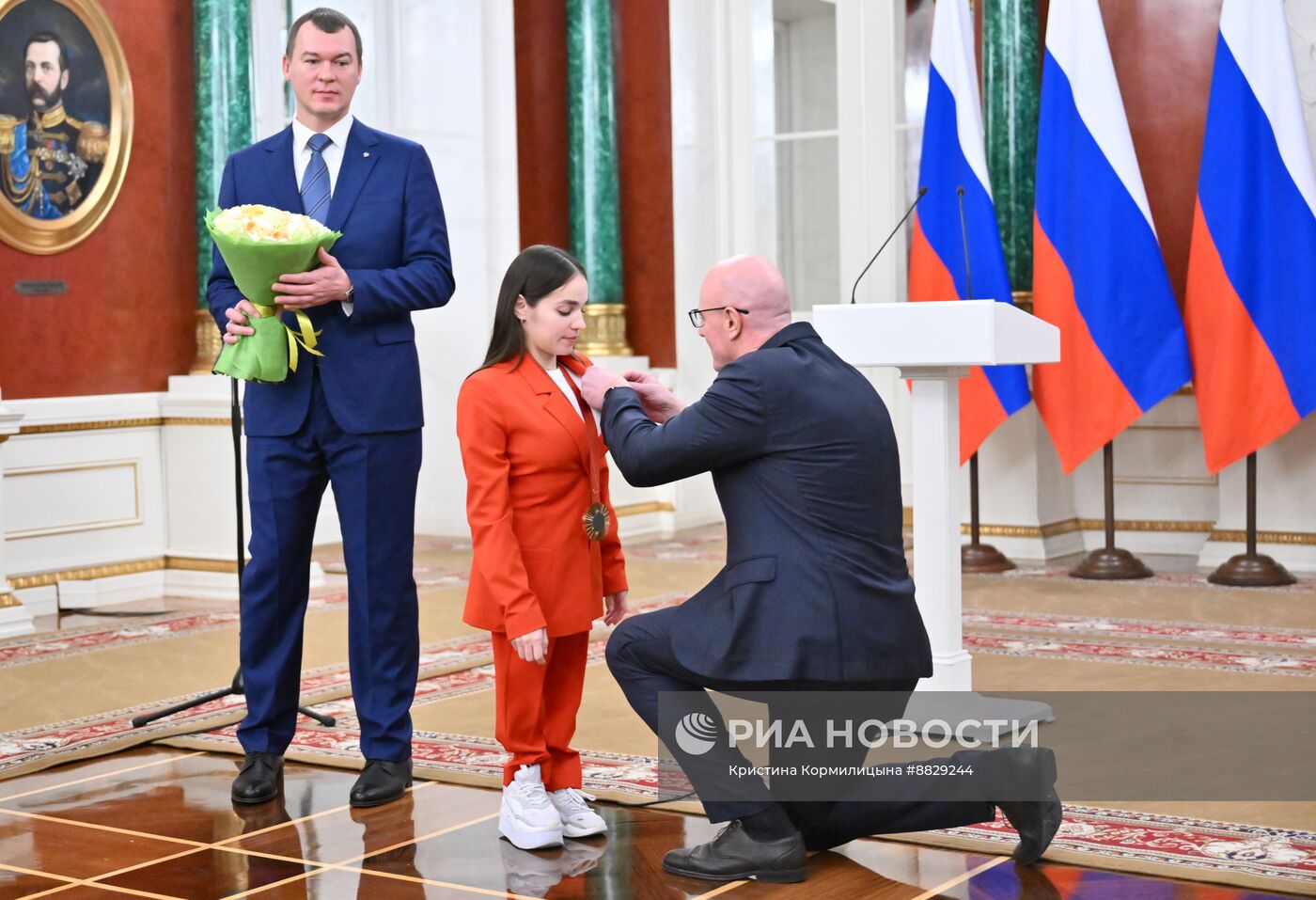 Вручение госнаград российским параолимпийцам