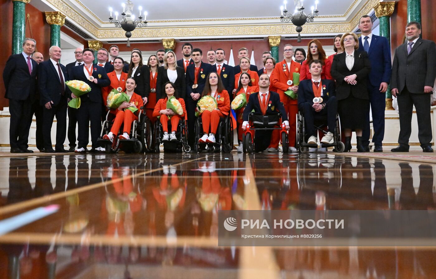 Вручение госнаград российским параолимпийцам