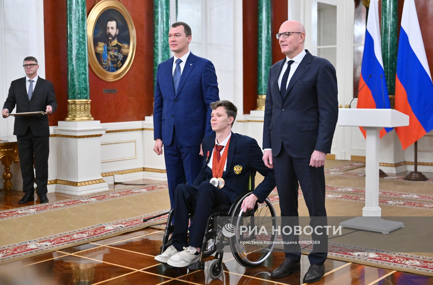 Вручение госнаград российским параолимпийцам