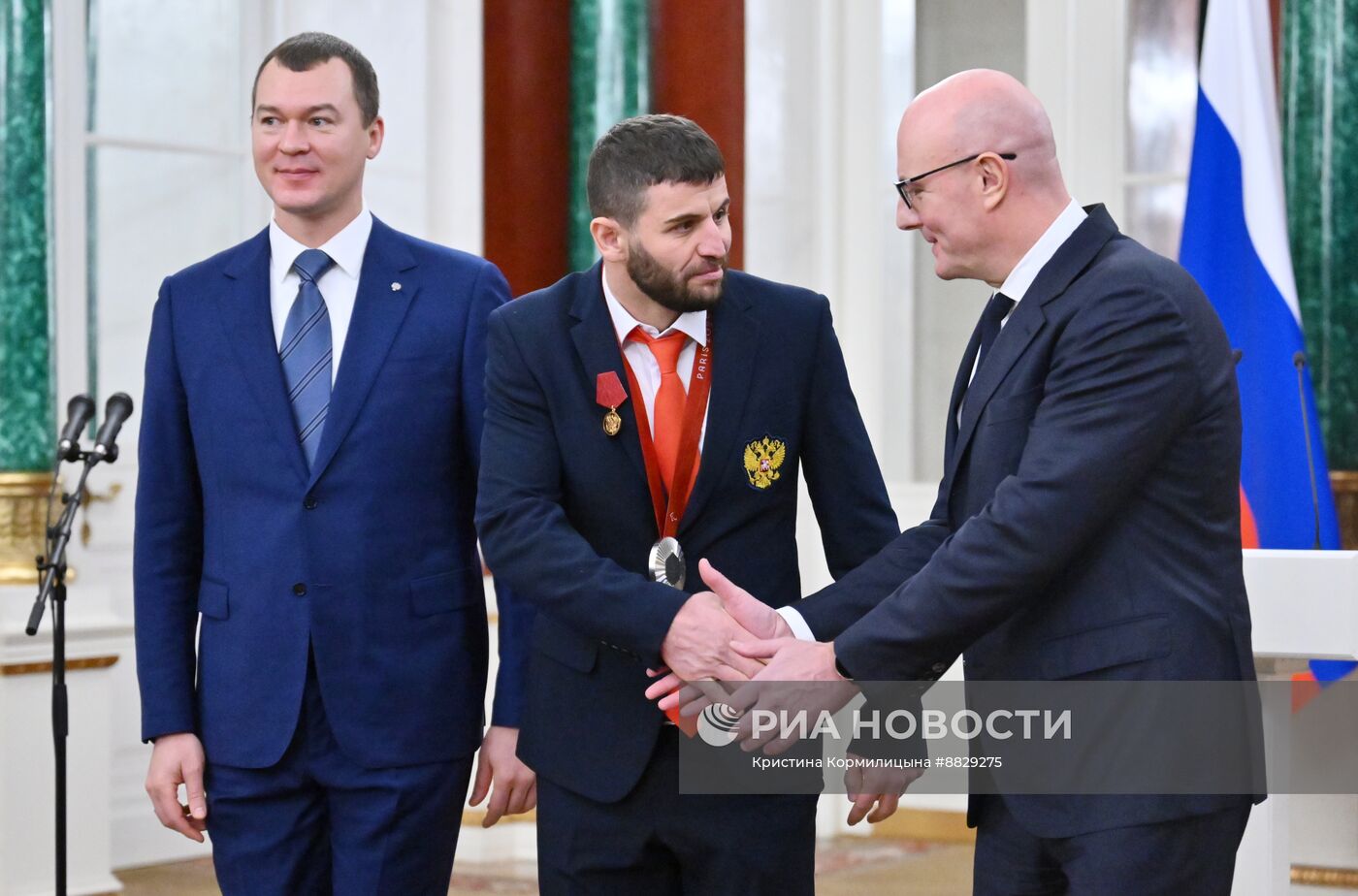 Вручение госнаград  российским параолимпийцам