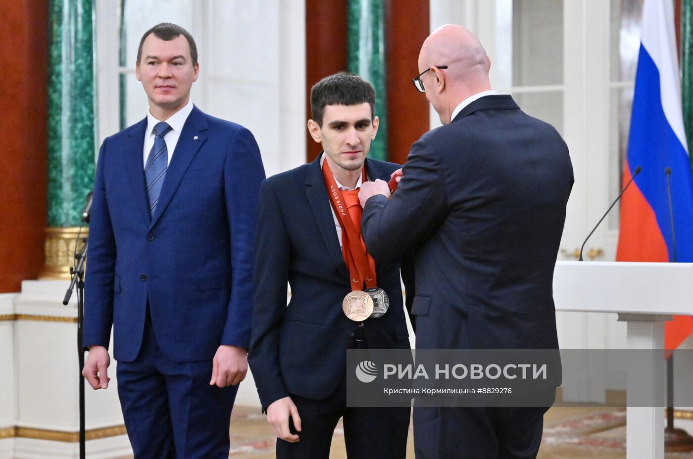 Вручение госнаград  российским параолимпийцам