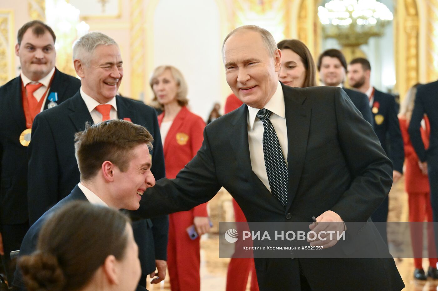 Вручение госнаград российским паралимпийцам