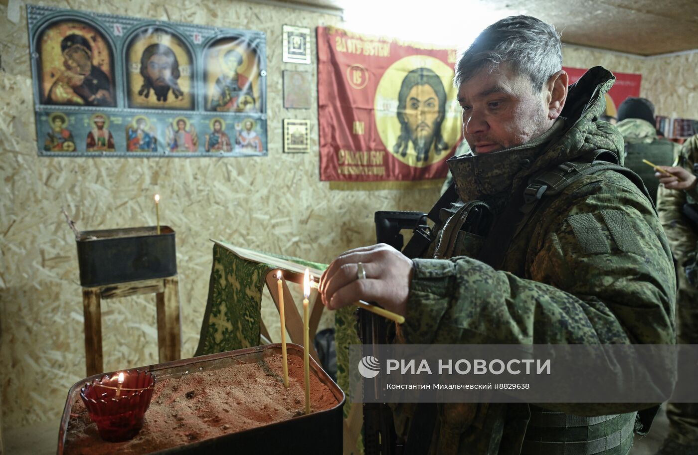 Крещение бойцов штурмового подразделения группировки "Восток"