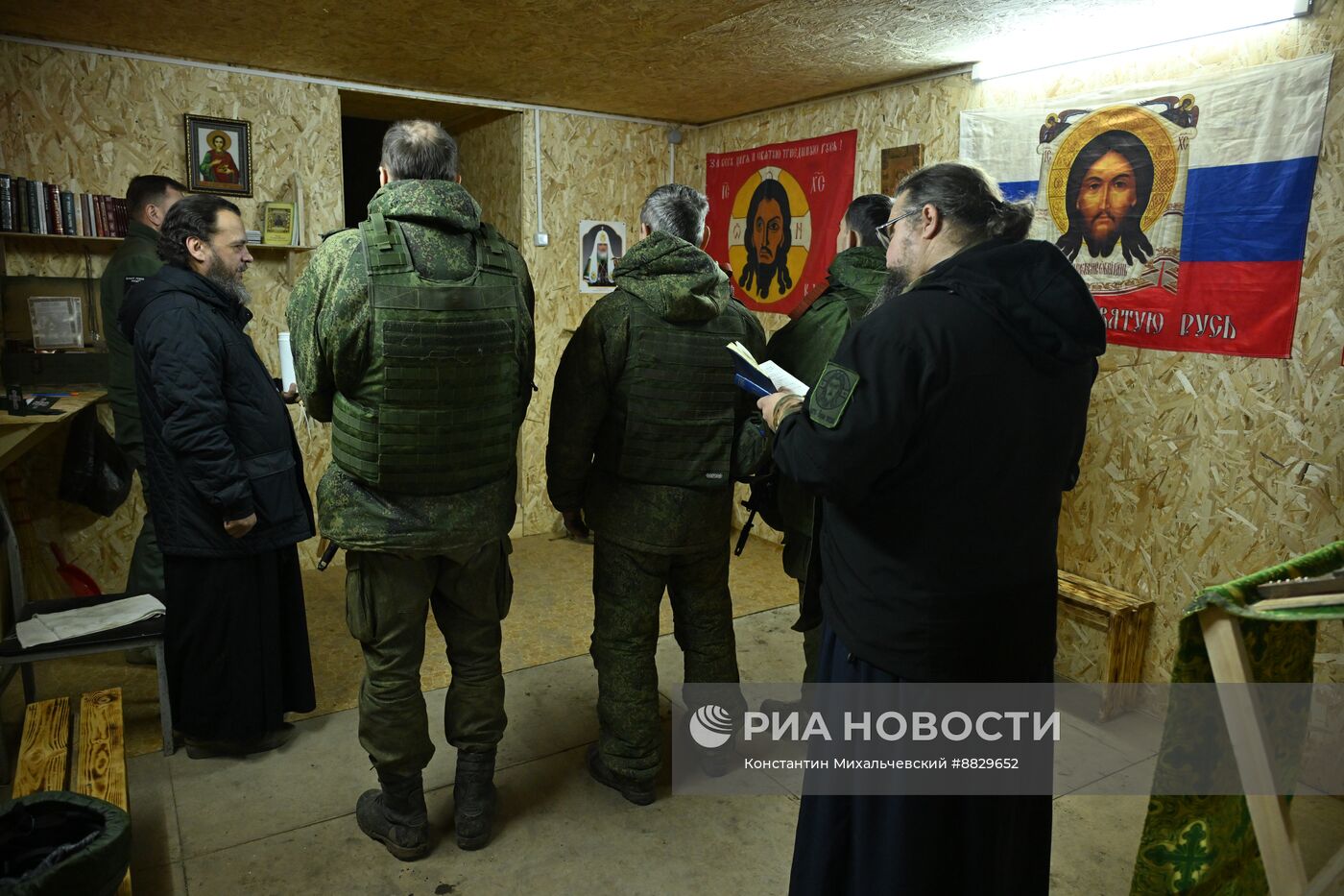 Крещение бойцов штурмового подразделения группировки "Восток"