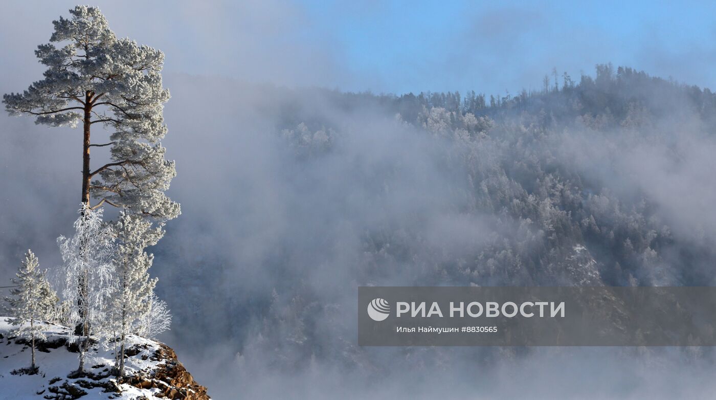 Зима в Красноярском крае