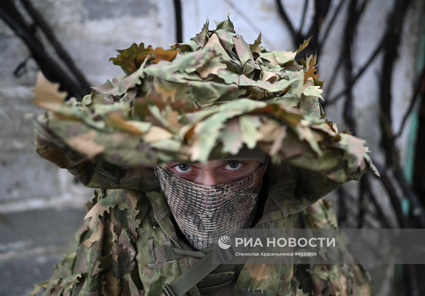 Снайперы соединения спецназначения группировки "Центр" на Красноармейском направлении