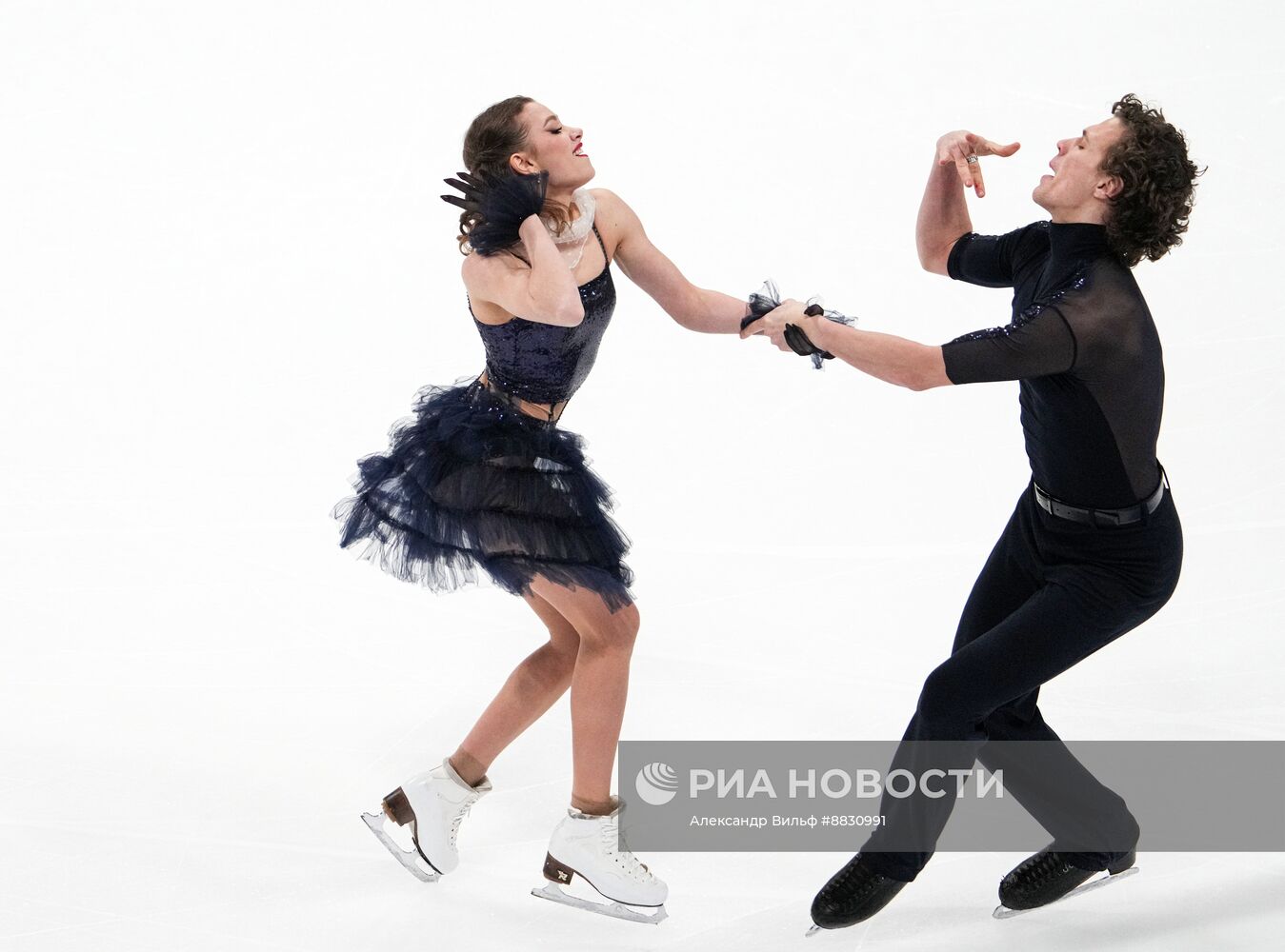 Фигурное катание. Чемпионат России 2025. Танцы на льду. Ритмический танец