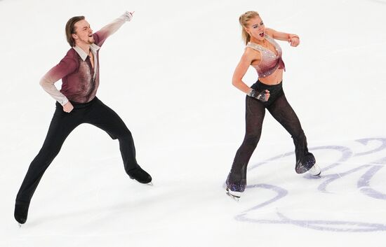 Фигурное катание. Чемпионат России 2025. Танцы на льду. Ритмический танец 