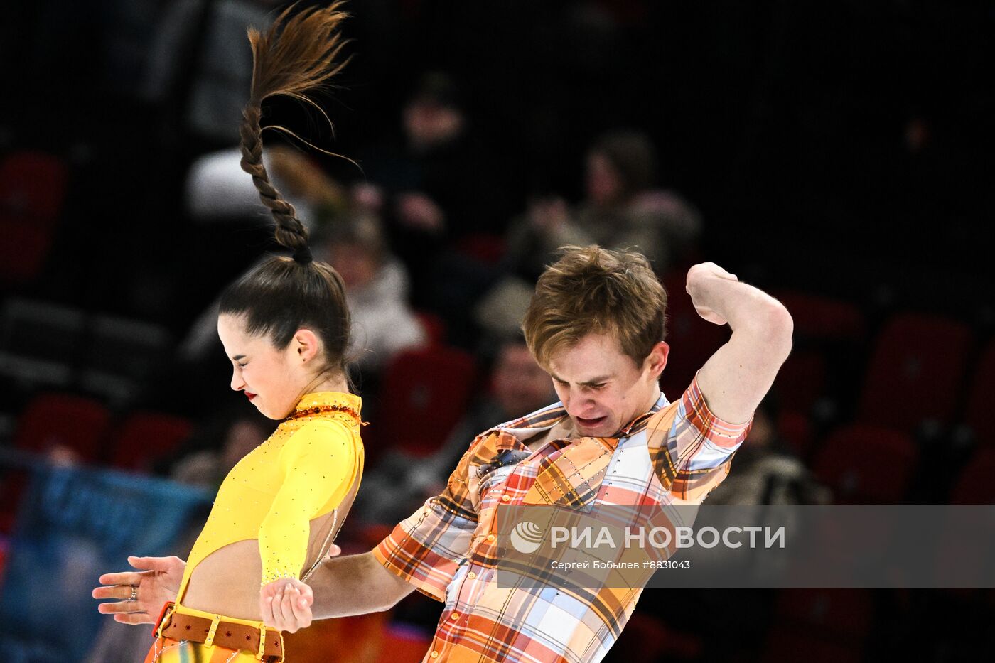 Фигурное катание. Чемпионат России 2025. Танцы на льду. Ритмический танец 