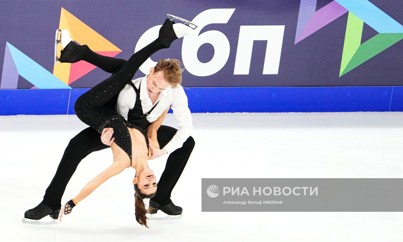 Фигурное катание. Чемпионат России 2025. Танцы на льду. Ритмический танец