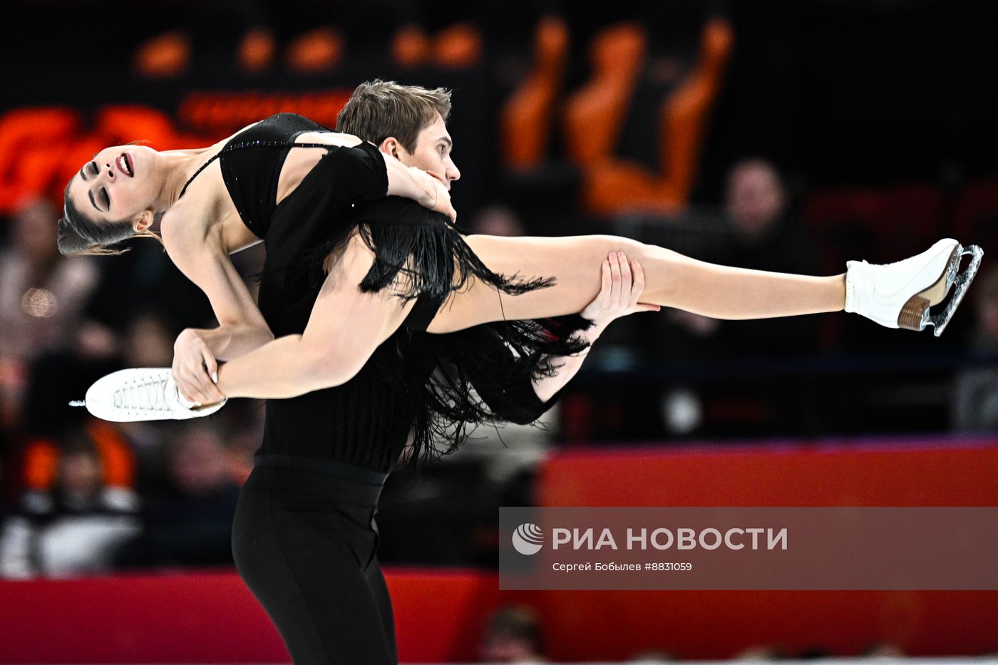 Фигурное катание. Чемпионат России 2025. Танцы на льду. Ритмический танец 